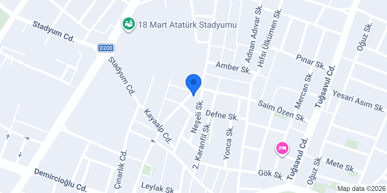Terzi Çetin konumu