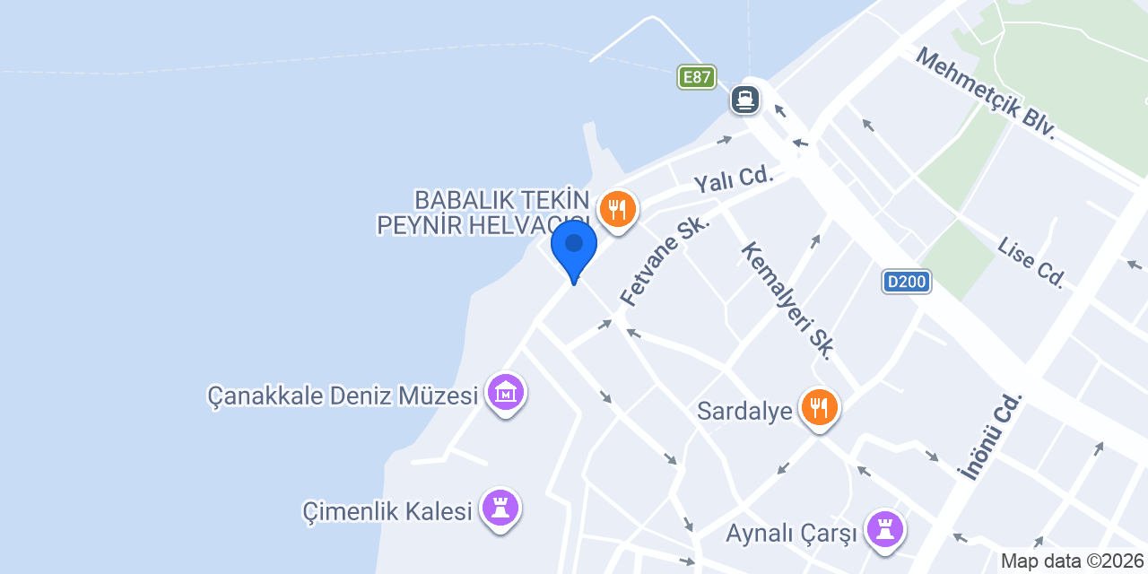 Çanakkale Uludağoğulları Helvacılık konumu