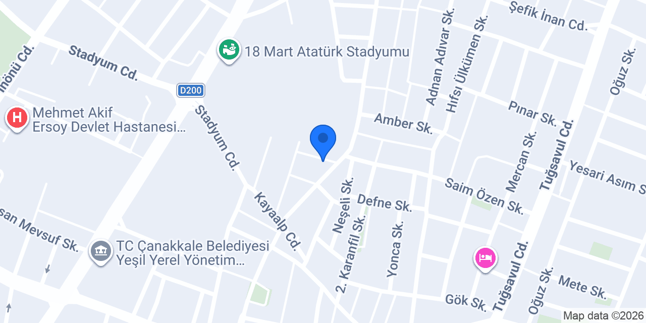 Mekan Tekel konumu