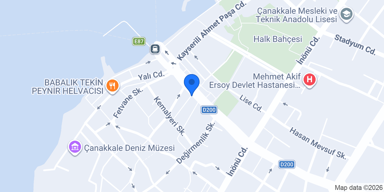 Koç Pansiyon konumu