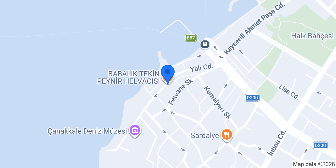 BABALIK TEKİN PEYNİR HELVACISI konumu