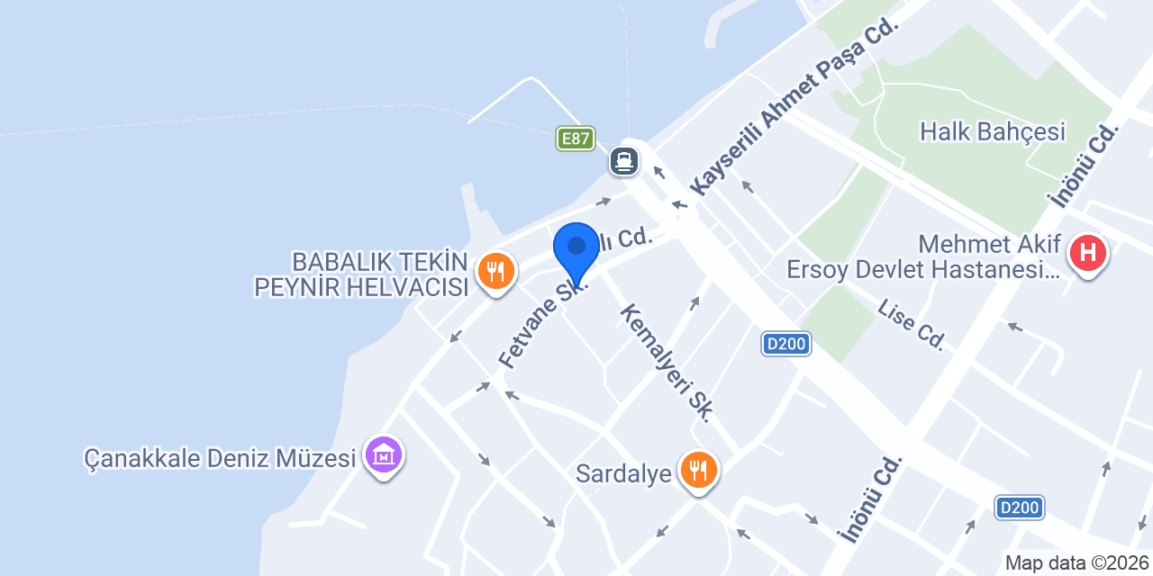 Hane Çanakkale konumu
