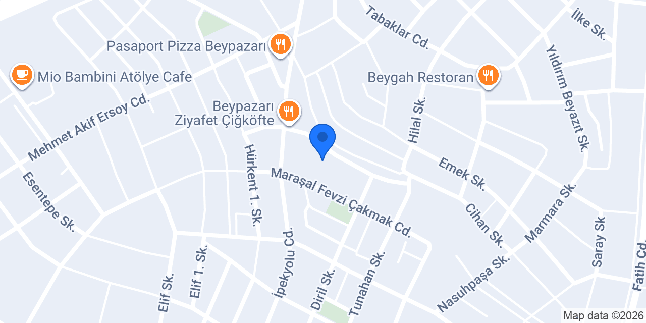 Şeyma Bayan Kuaförü konumu