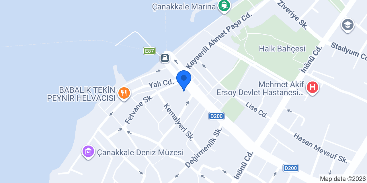Hotel Helen - Çanakkale konumu