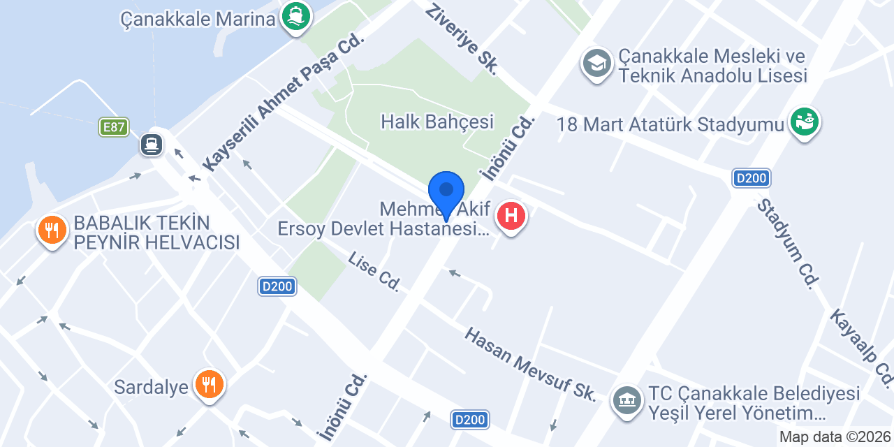 Efendioğlu Hukuk Bürosu konumu
