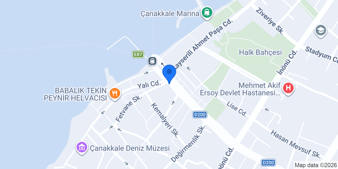 Egece Teras Restaurant & Bar konumu