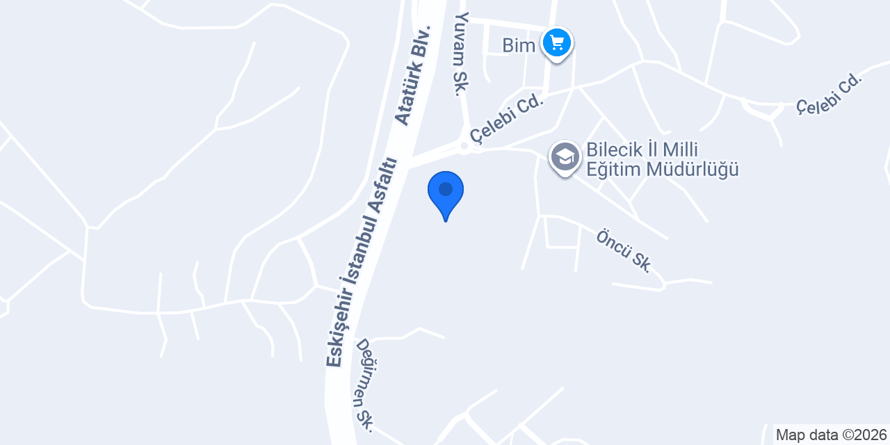 Bilecik Tapu Müdürlüğü konumu