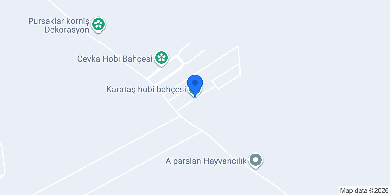 Karataş hobi bahçesi konumu