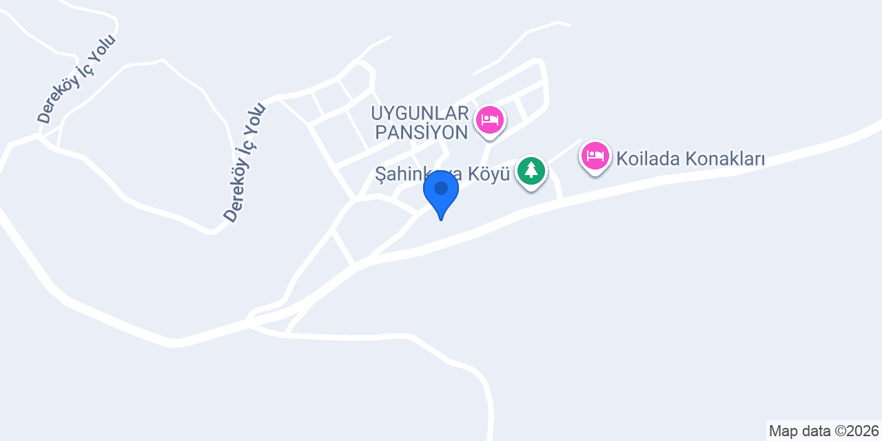 Gökçeada Yayla Pansiyon konumu