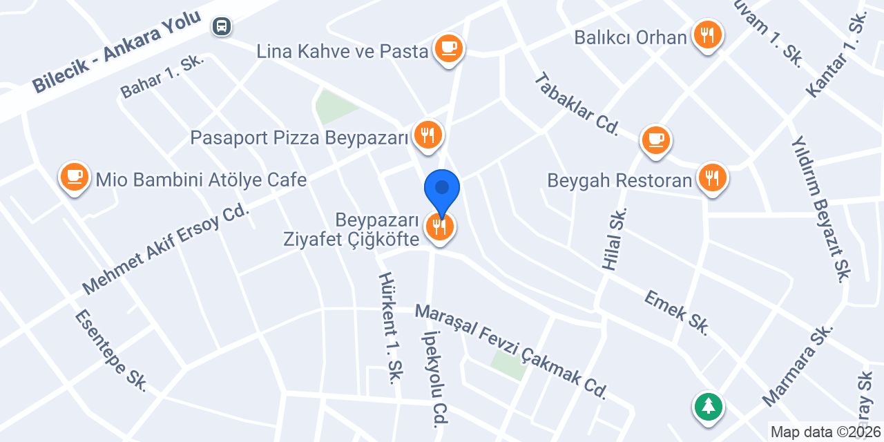 MEŞHUR GAZİANTEP TATLI DÜNYASI BEYPAZARI konumu