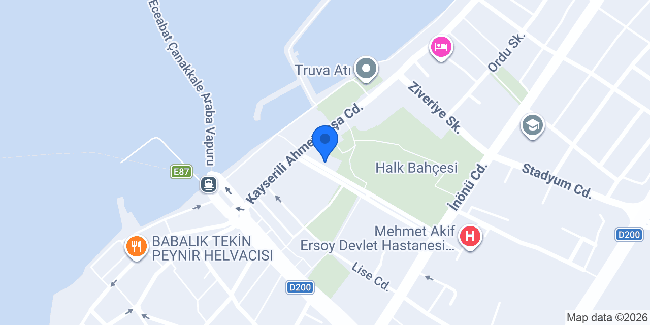 Çanakkale Barosu konumu
