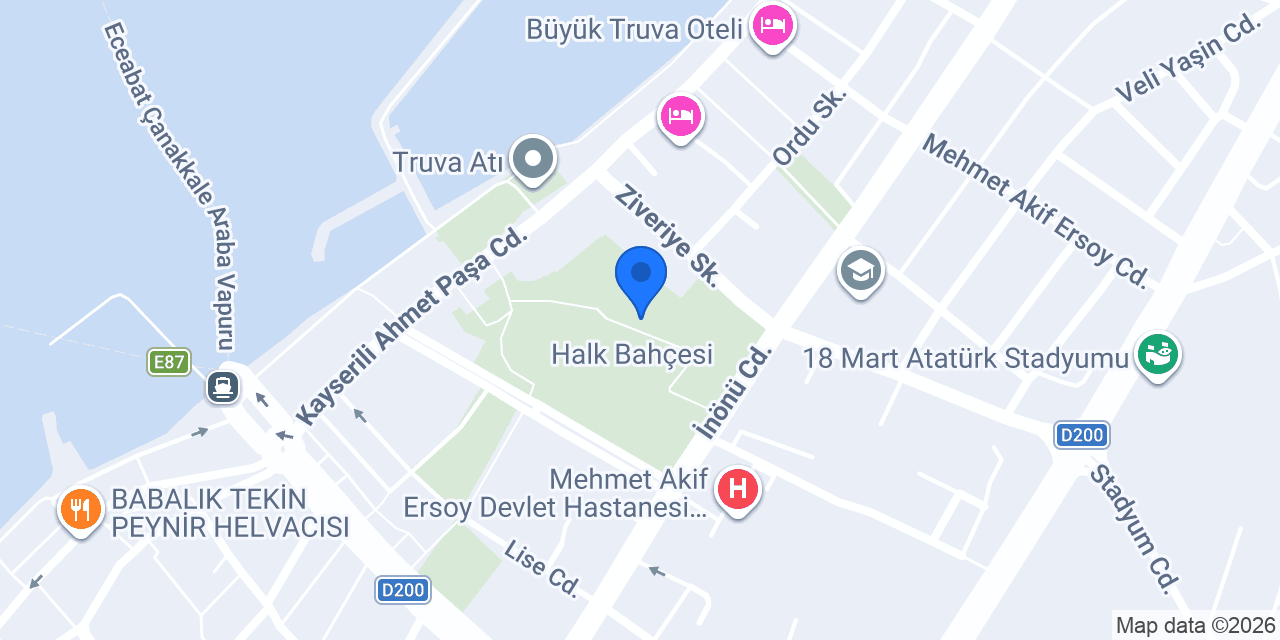 Tebessüm Çanakkale konumu