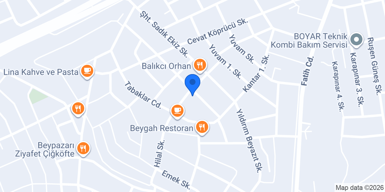 BEYKARDELEN UNLU MAMÜLLERİ konumu