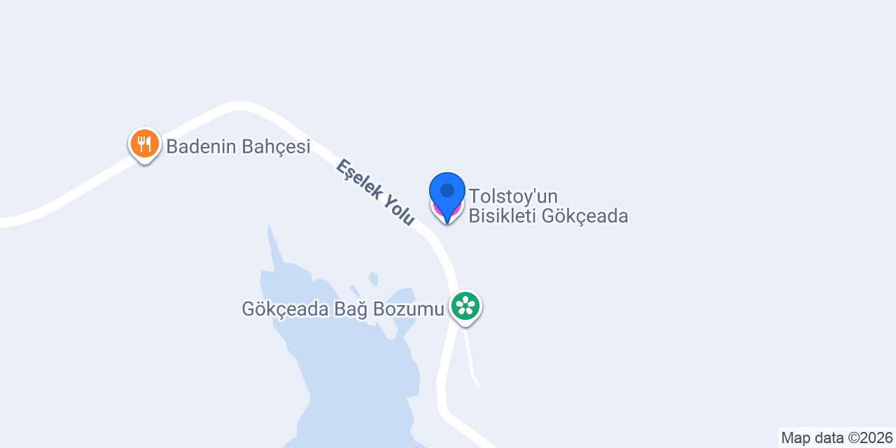 Tolstoy'un Bisikleti Gökçeada konumu