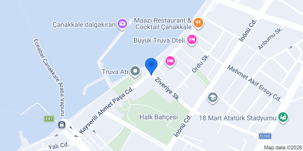 Şayka Restaurant konumu