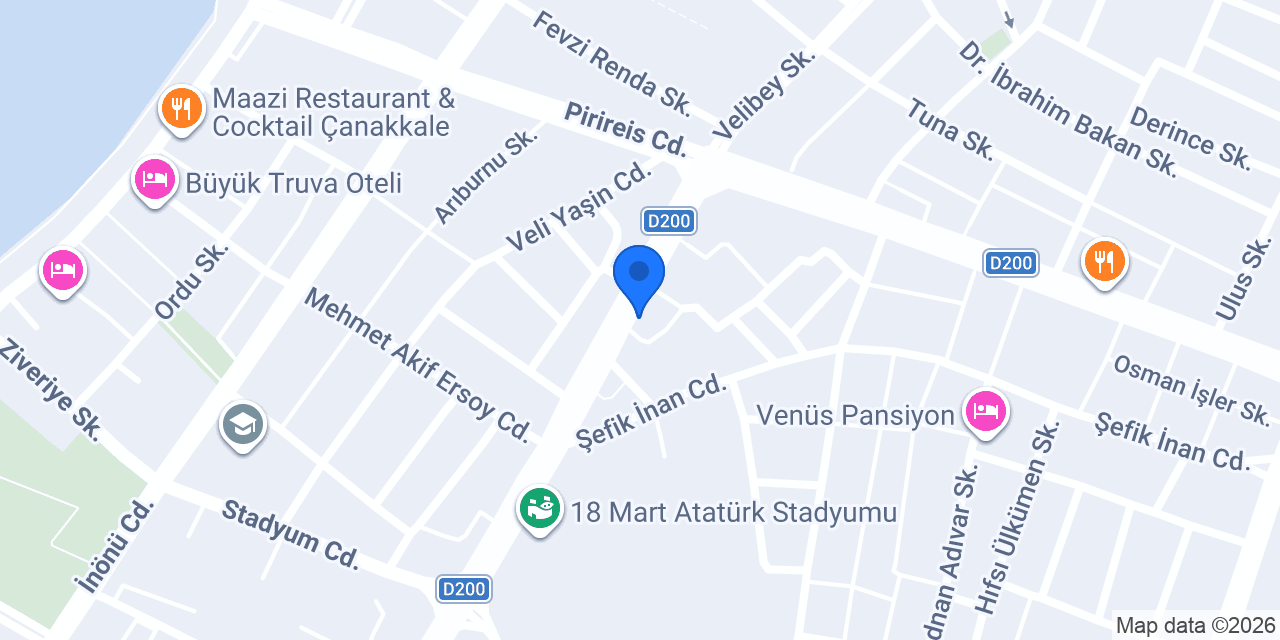 ÇANAKKALE 6.NOTERLİĞİ konumu