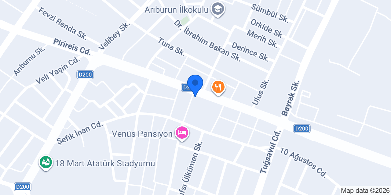 Çanakkale Çiçek Bahçesi konumu
