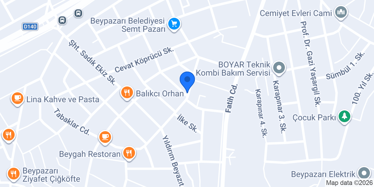 Bey Süsleme konumu