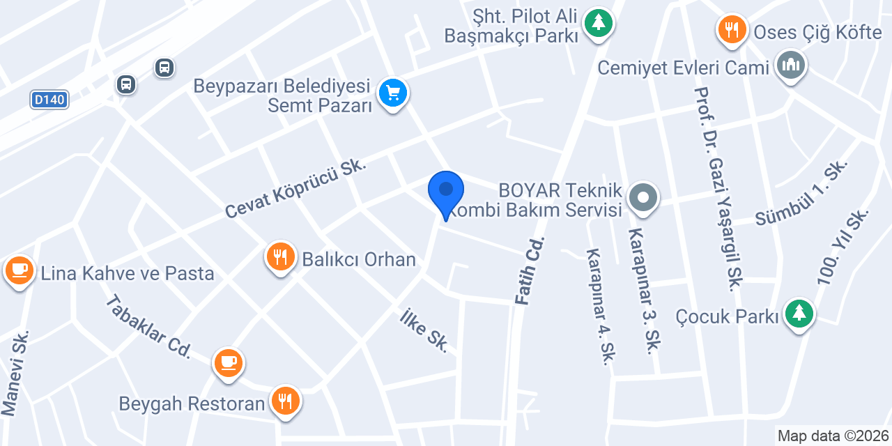 Orkun Veteriner Kliniği konumu