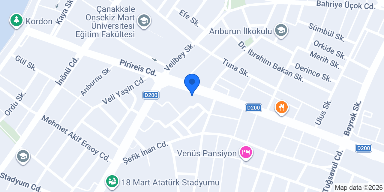 Esen Petshop konumu