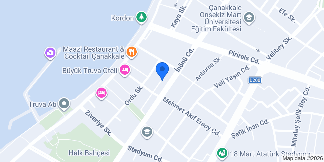 Nergis Çiçekçilik konumu