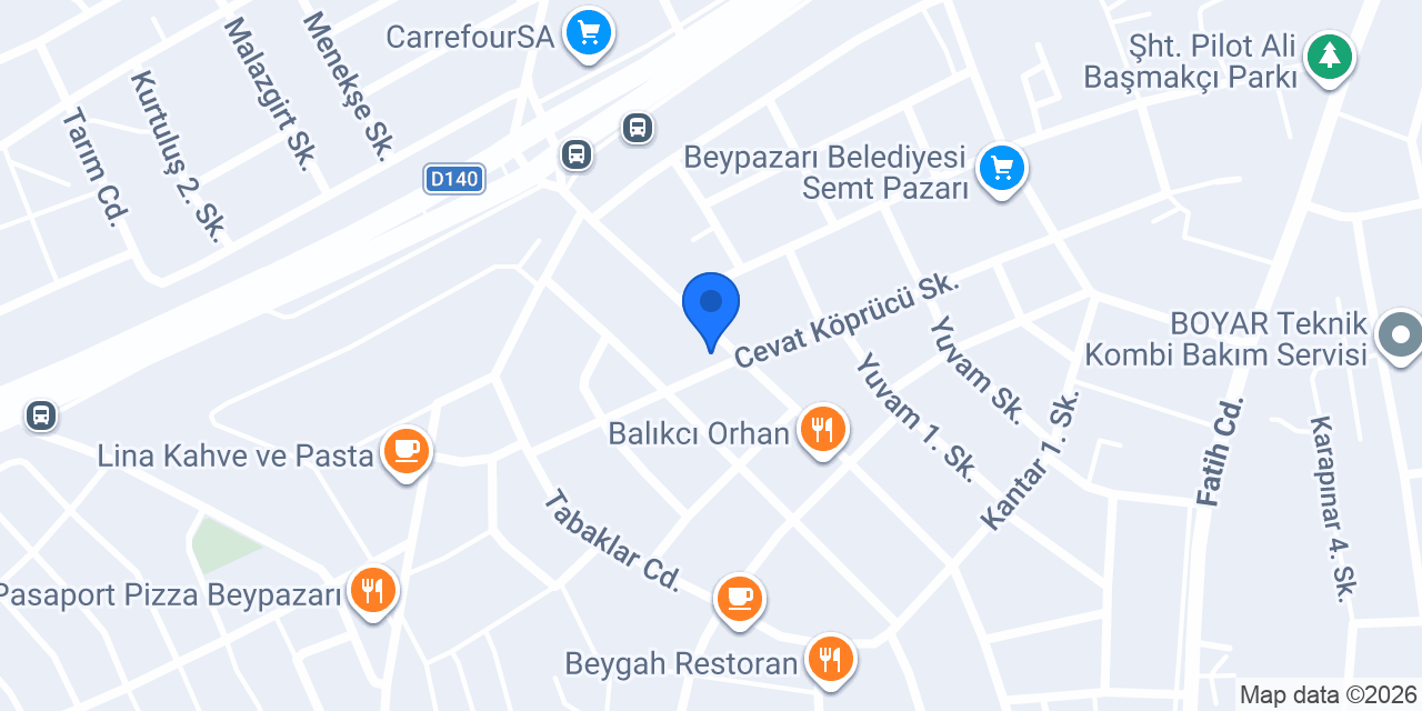 Cep Servis 1453 konumu