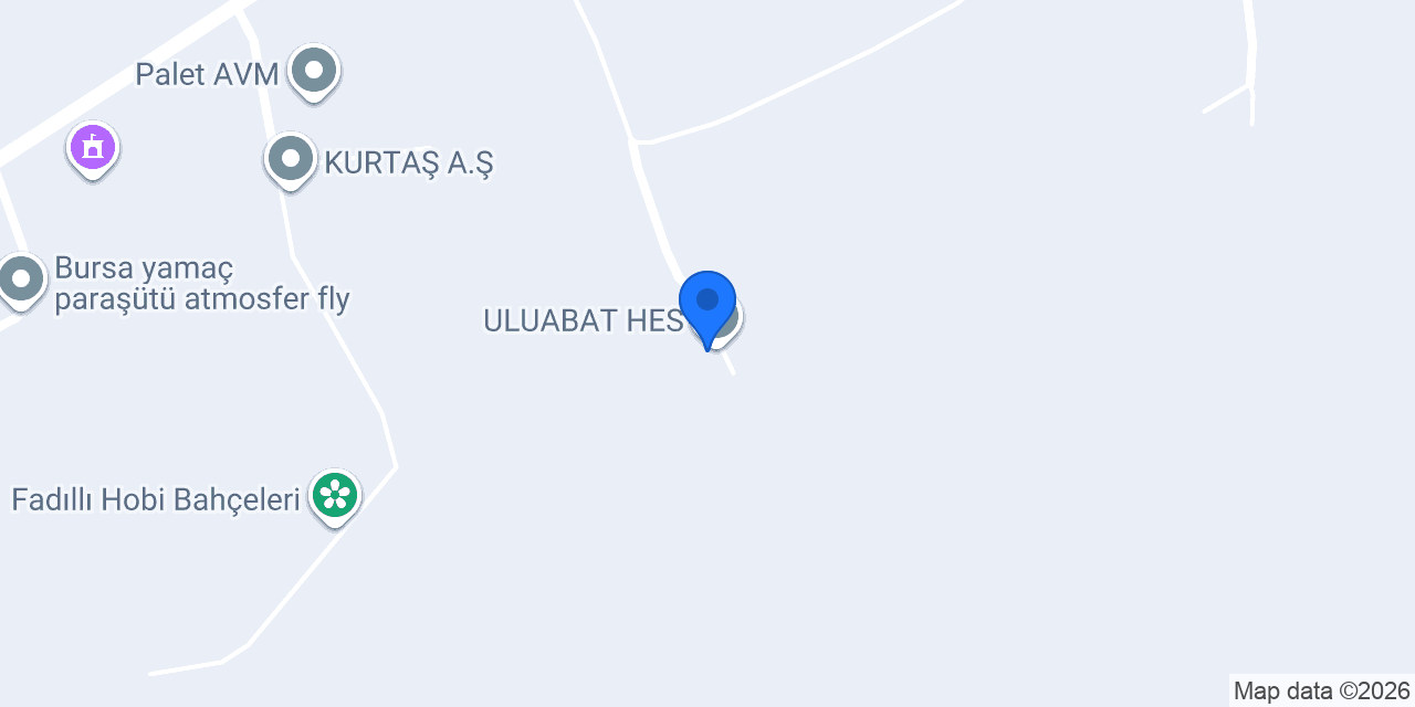 ULUABAT HES konumu