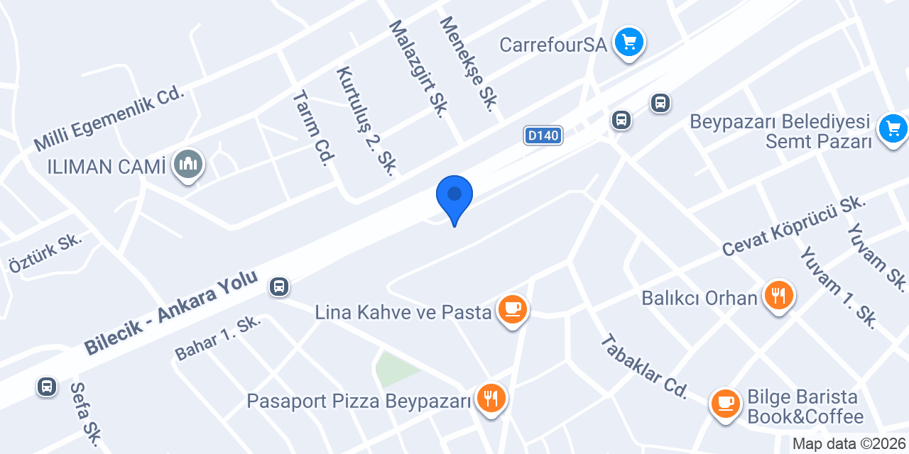 Ecerler İnş. Tic. Ltd. Şti. konumu