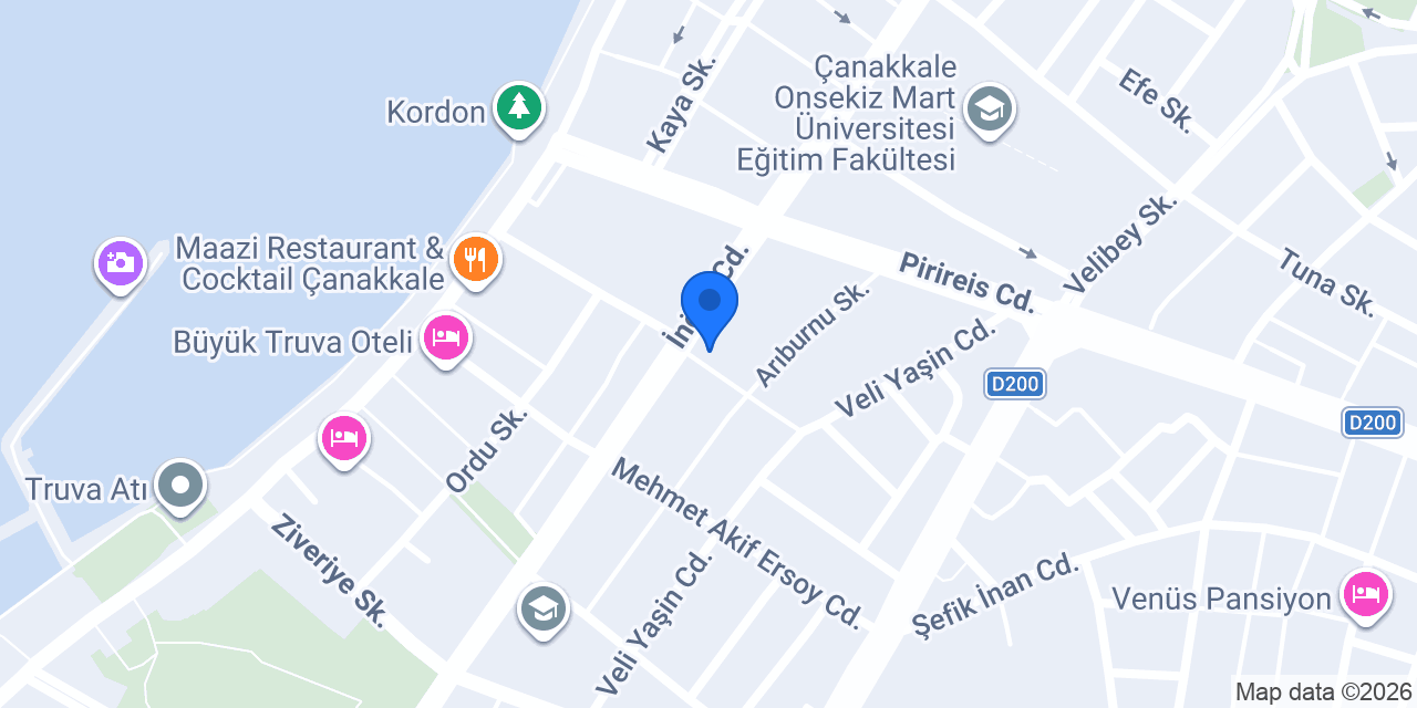 Canberk Eczanesi konumu