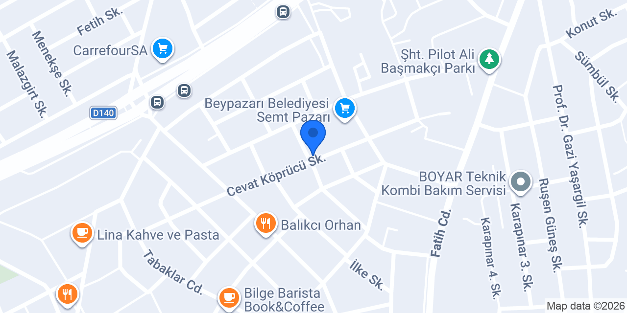 Erçelik Mobilya konumu