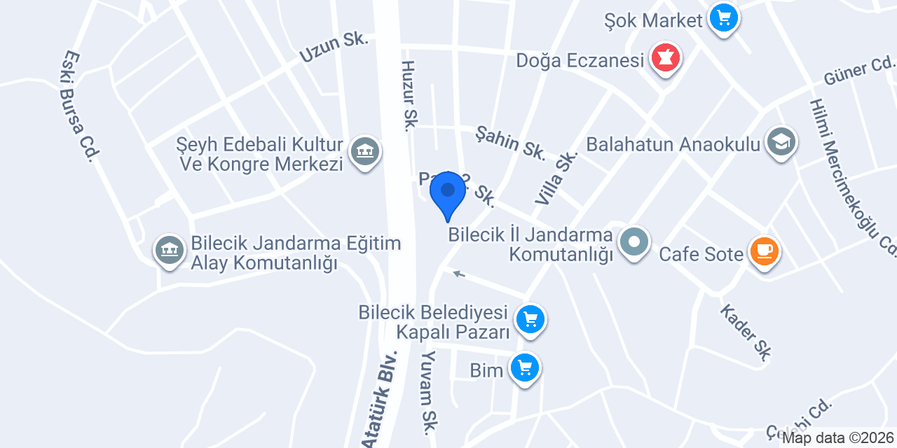 Saka Su Bilecik konumu