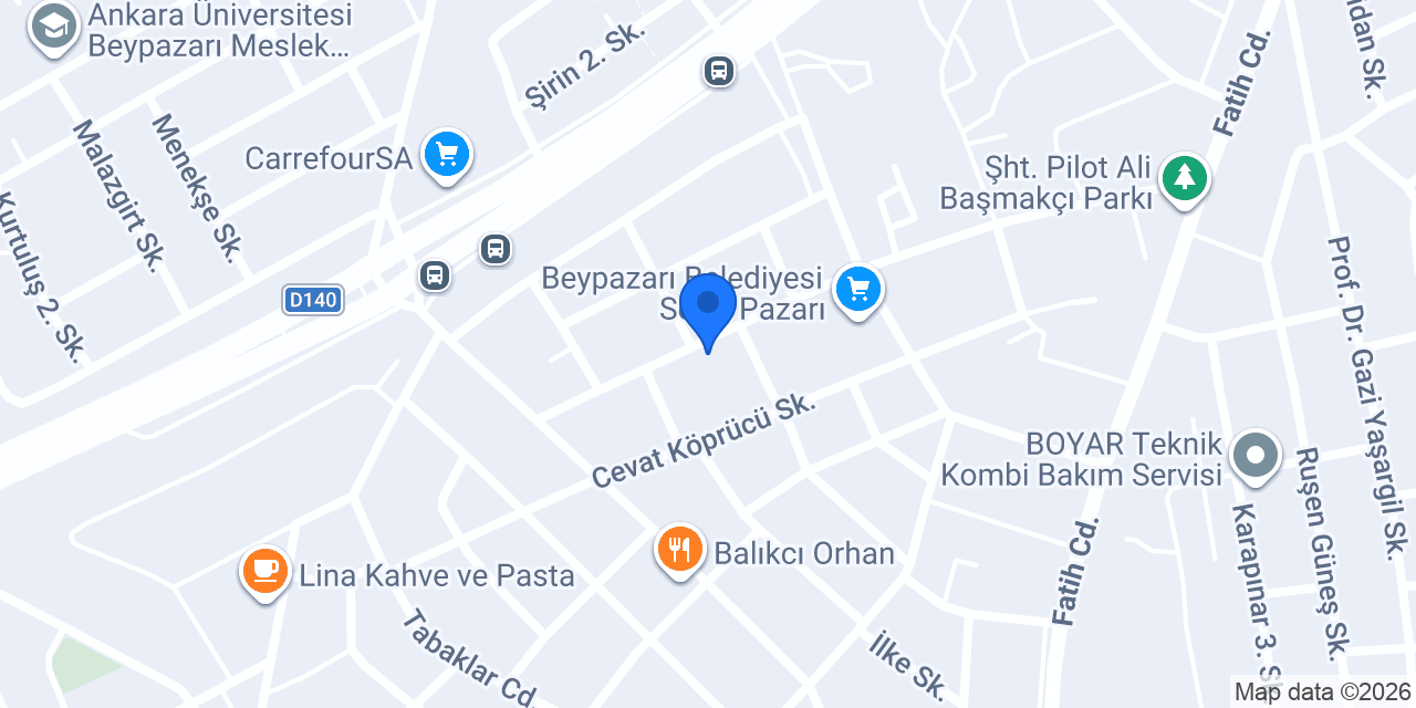 Uyar Tuhafiye - Tekstil - Giyim - Manifatura konumu