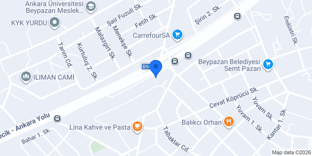 Beypazarı Açı Kişisel Gelişim Kursu konumu