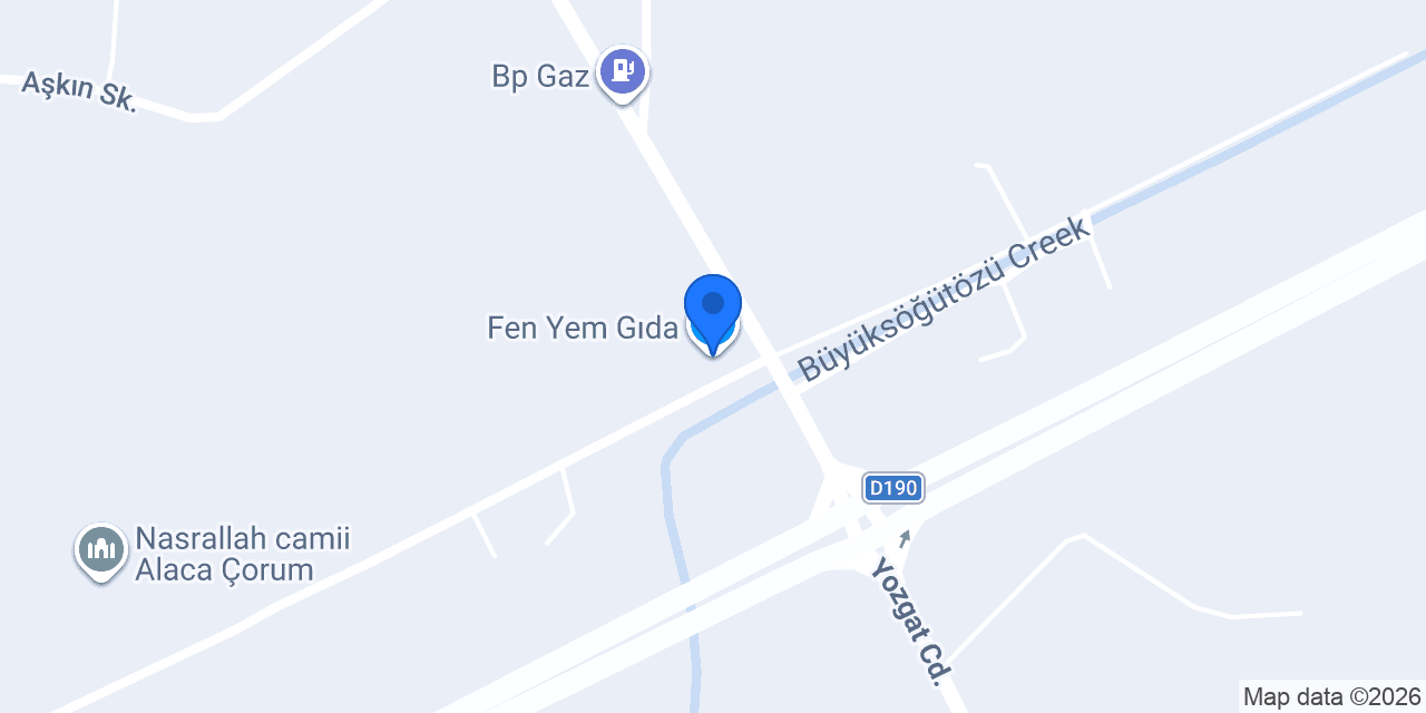 Fen Yem Gıda konumu