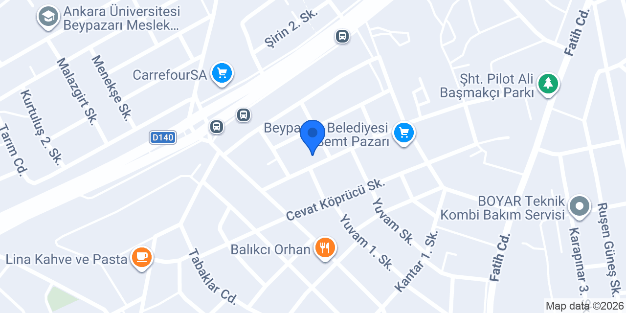 Betüş Fastfood konumu