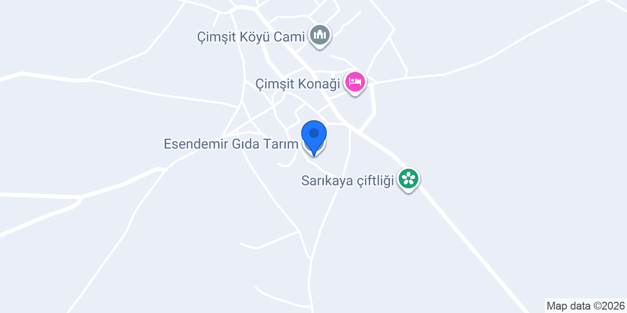 Esendemir Gıda Tarım konumu