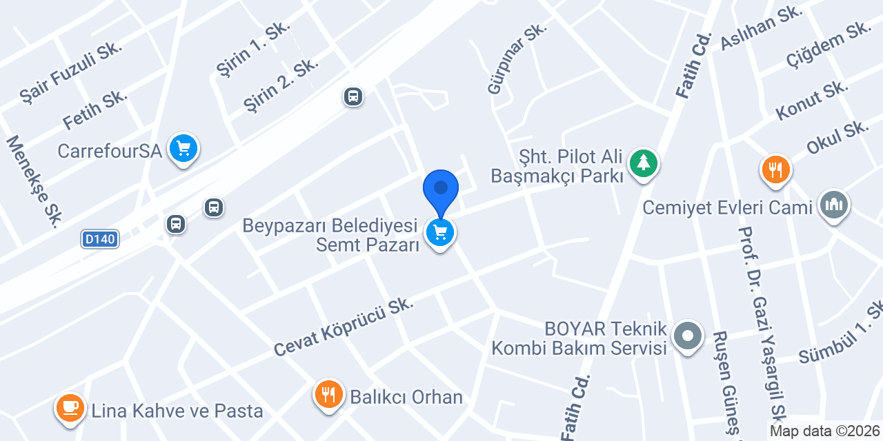 Pan Çiğ Köfte konumu