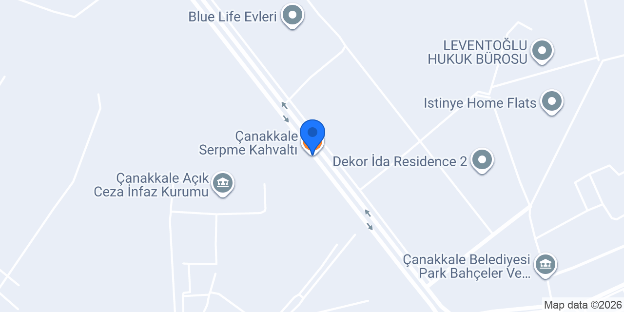 Çanakkale Serpme Kahvaltı konumu