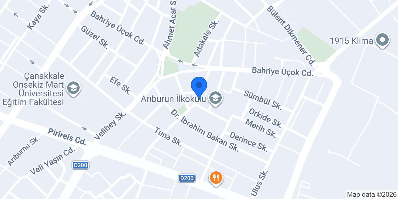 Ata Pastanesi konumu
