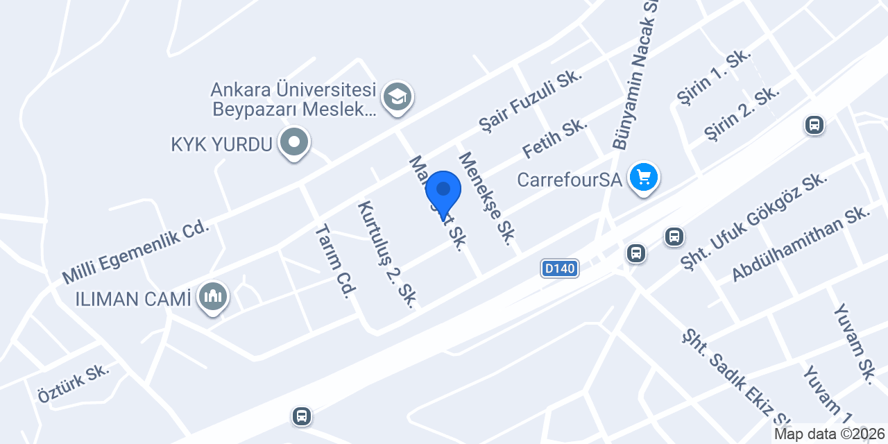 Namık Kemal Ortaokulu konumu