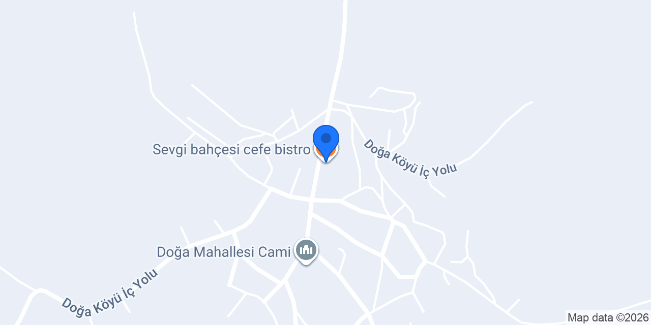 Sevgi bahçesi cefe bistro konumu