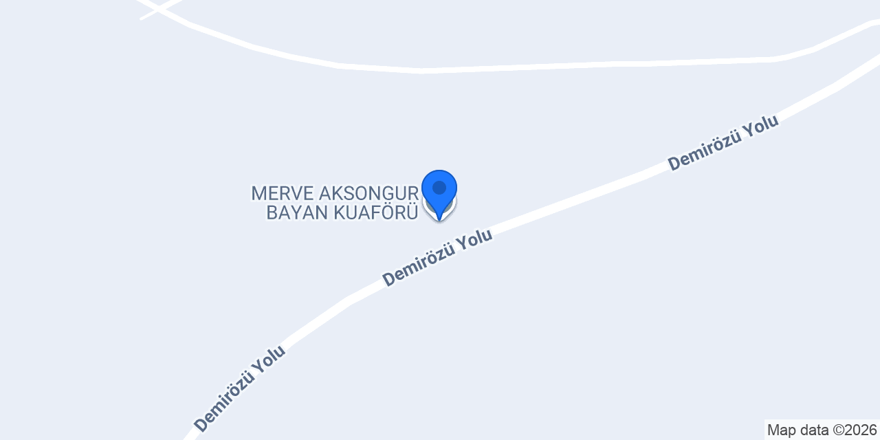 MERVE AKSONGUR BAYAN KUAFÖRÜ konumu