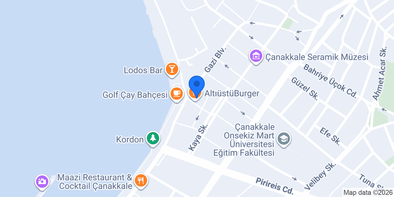AltıüstüBurger konumu