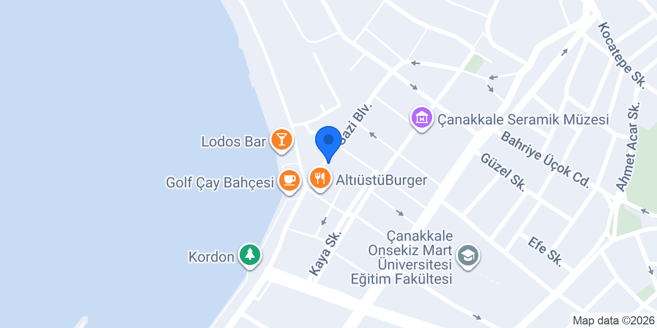 Veziroğlu dondurma ve yoğurtları konumu