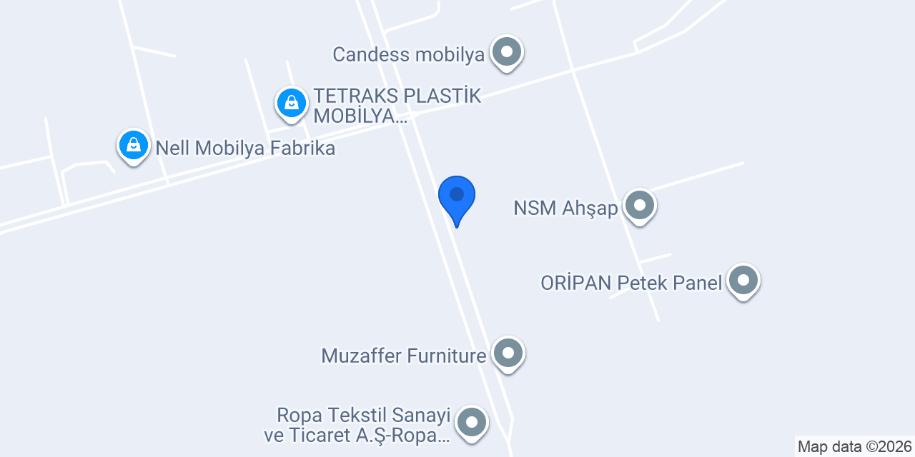 ERFA MOBİLYA konumu