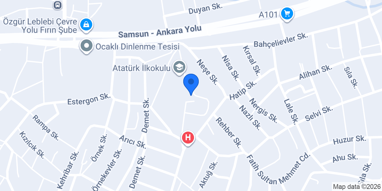 Sungurlu Anadolu Imam Hatip Lisesi konumu