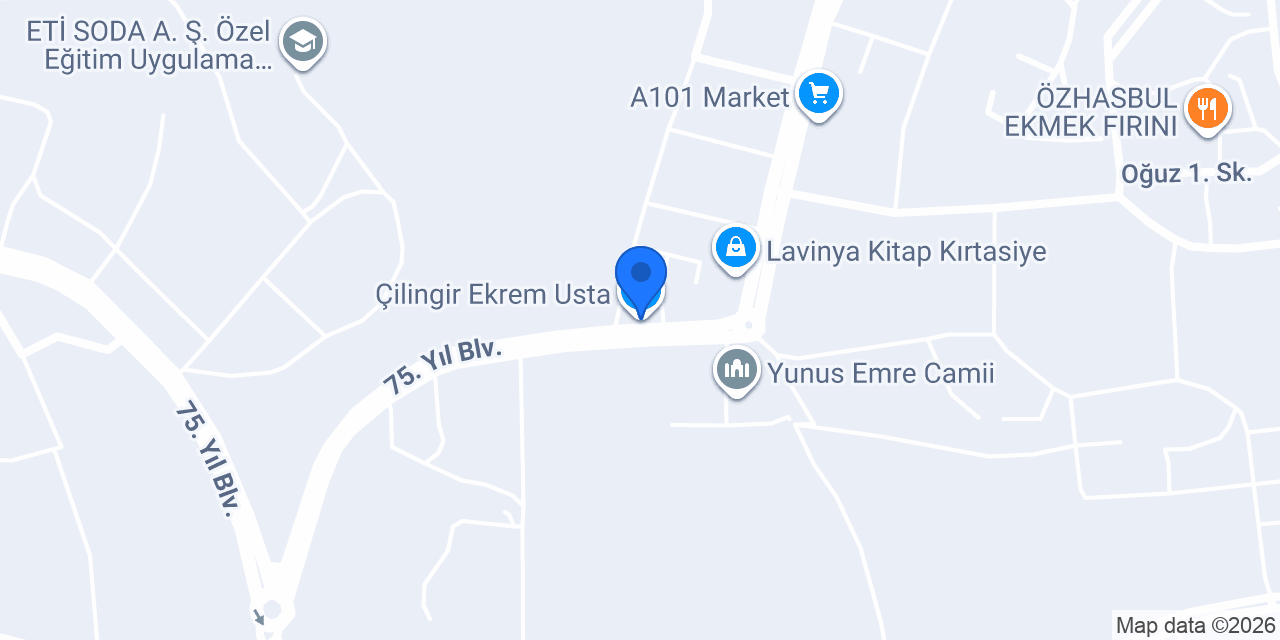 Çilingir Ekrem Usta konumu