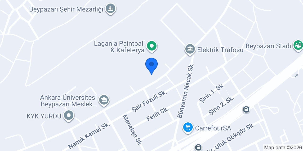 Beypazarı Adliyesi konumu