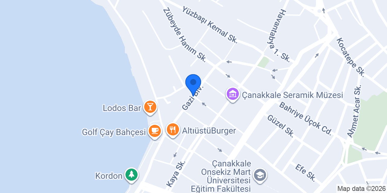 Antidepresan çanakkale konumu