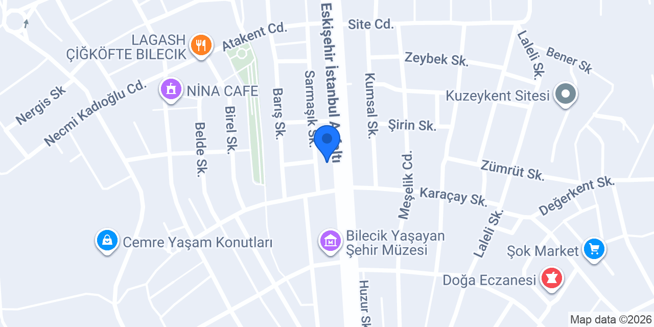 Bilecik Src Eğitim Merkezi konumu